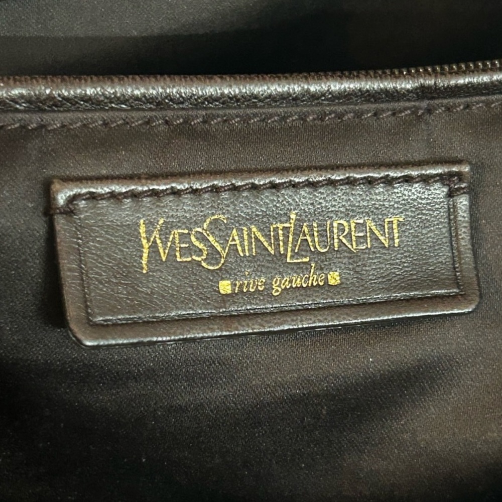 Yves Saint Laurent YSL Patent Leather Medium Muse Satchel Bag Vintage - Picture 6 of 14